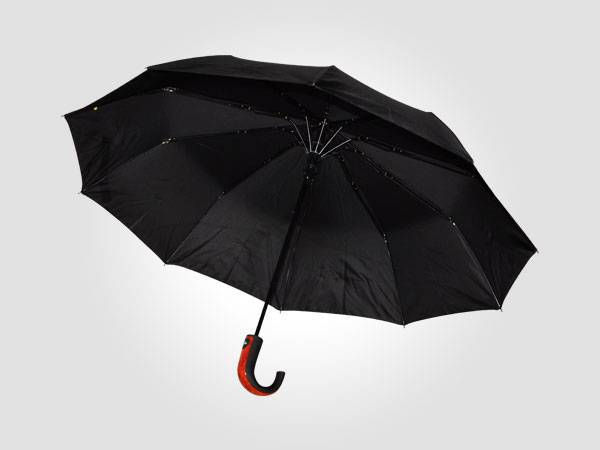 Automatic 10K touch triple play black umbrella