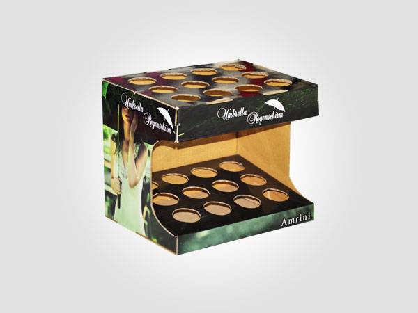 Two folding automatic display box